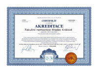 Certifikát o udělení akreditace
